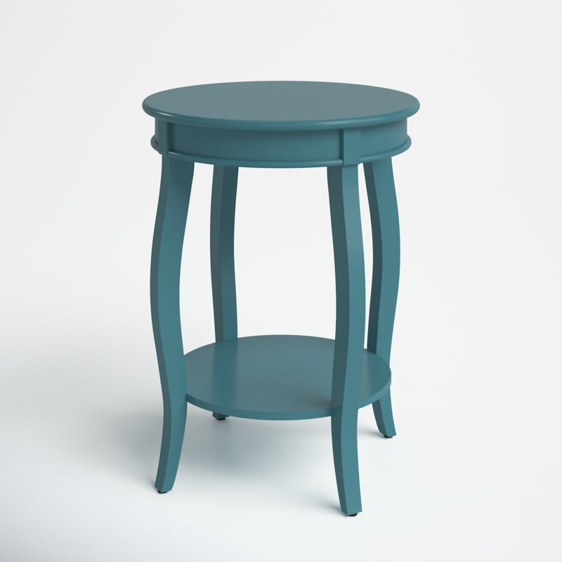 ACME Aberta Accent Table, Teal, Teal