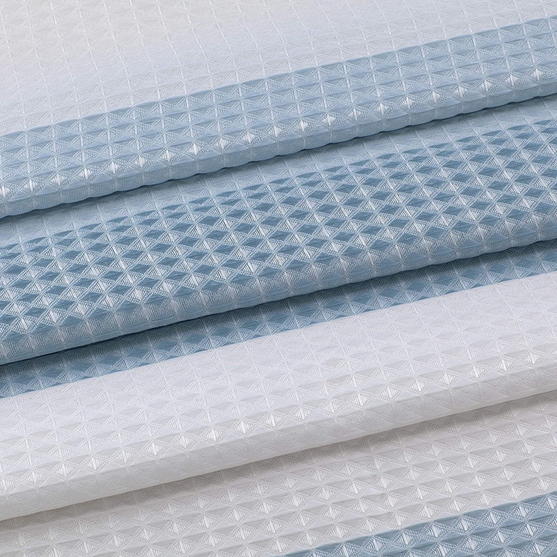 Mauldin Ombre Striped Single Shower Curtain, Aqua