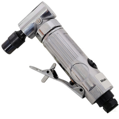 1/4" Air Angle Die Grinder,Ball Bearing Construction,Mini Pneumatic Angle Die Grinder, Compact Air-Powered Grinder for Grinding, Polishing, Porting, and Deburring