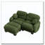 Canapé modulaire confortable en tissu de chenille plissé avec mousse ergonomique haute densité mer-1492051938