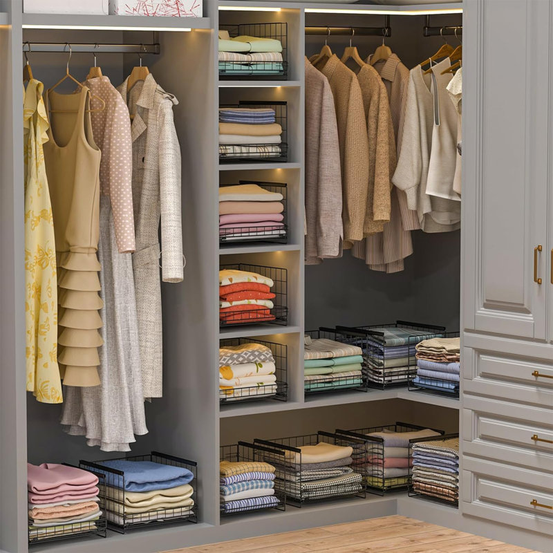 Organisateurs de placard et tablettes de rangement JKsmart Mounted Closet