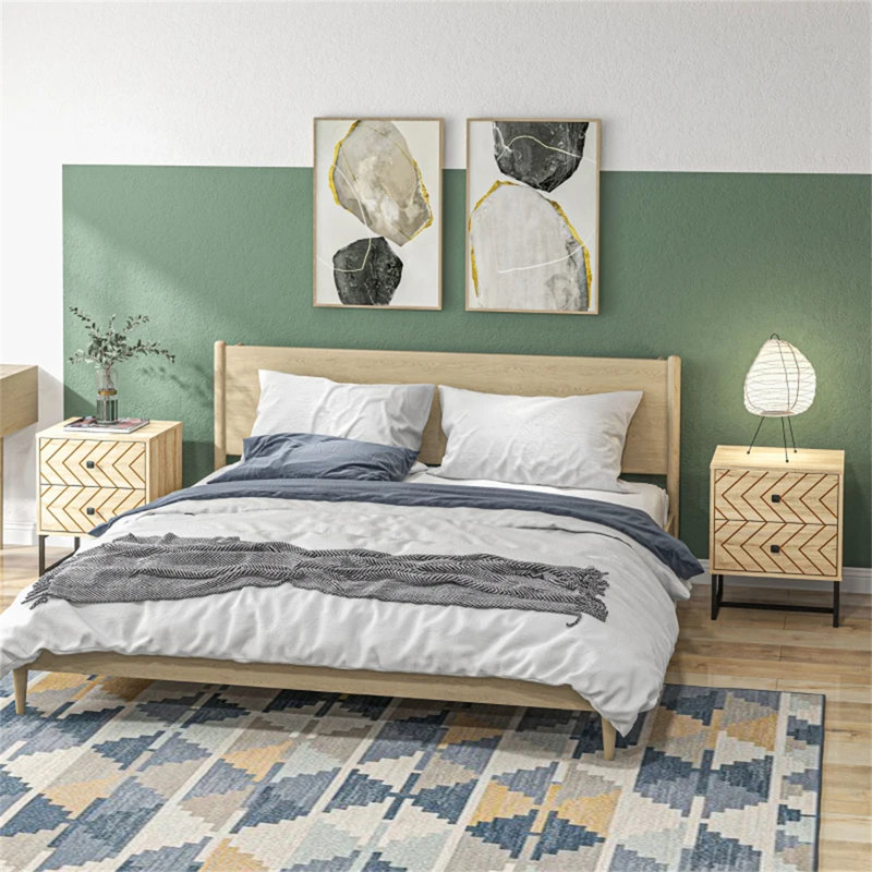 39.5cm W Manufactured Wood Bedside Table