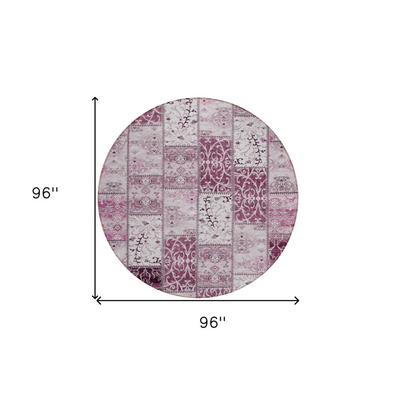Tapis intérieur rond 8 pi Mountbatten