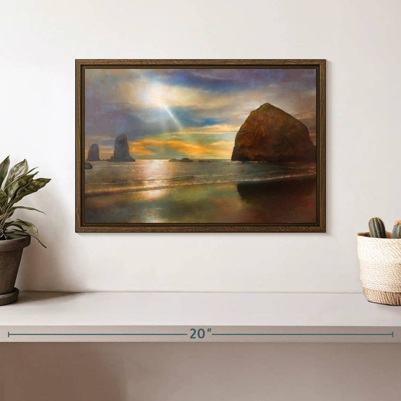 Cannon, Floating Frame Walnut, 13" X 9"