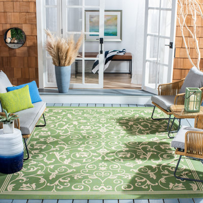 Galena Performance Floral Indoor/Outdoor Area Rug
