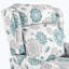 Fauteuil inclinable rembourré à dossier manuel