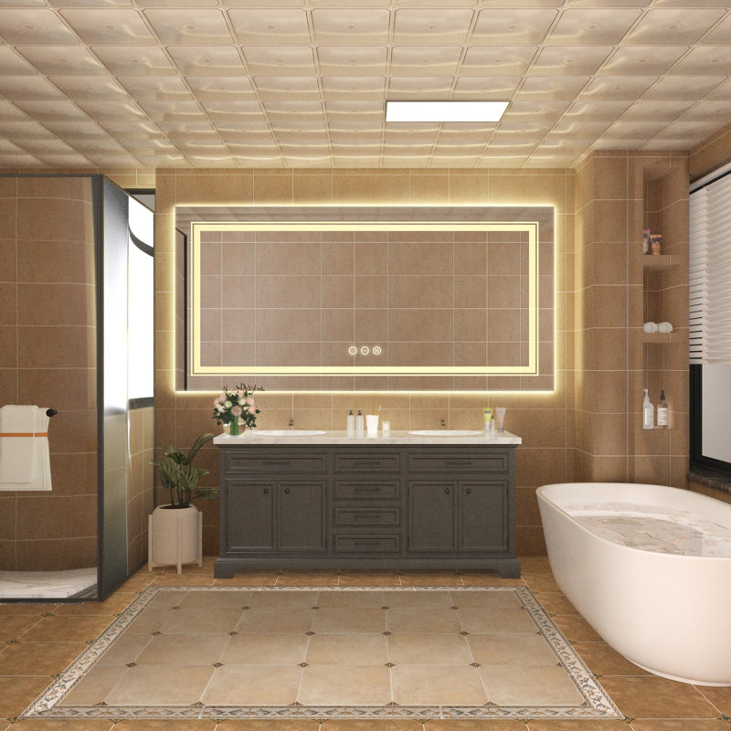 Flat Wall Mirror, 31.5" x 63"