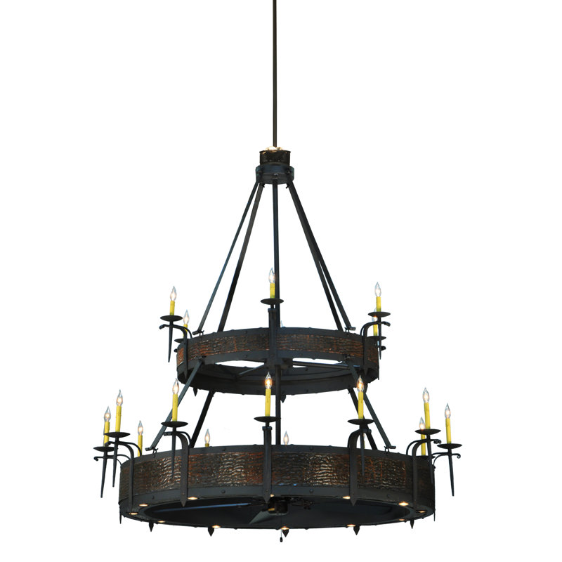 Rustic Lodge 34 - Light Chandelier