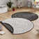 Bali Flatweave Black/White Rug