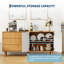 Buffet 61 pouces, armoire de rangement Farmhouse Kitchen