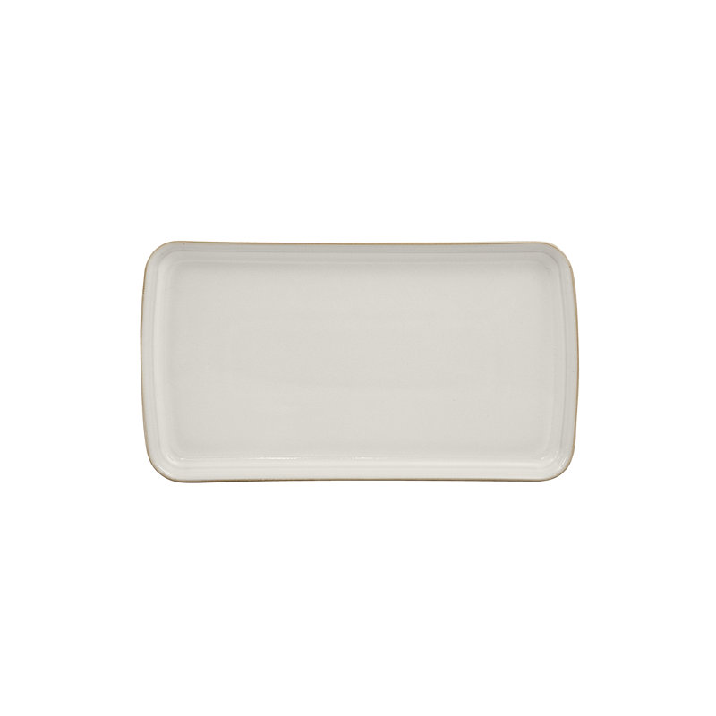 Denby Natural Canvas Rectangular Platter, 2" H x 5.75" W x 10.25" D