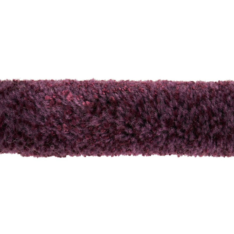 Schumacher x Neisha Crosland Tuft Braid Tape, Aubergine