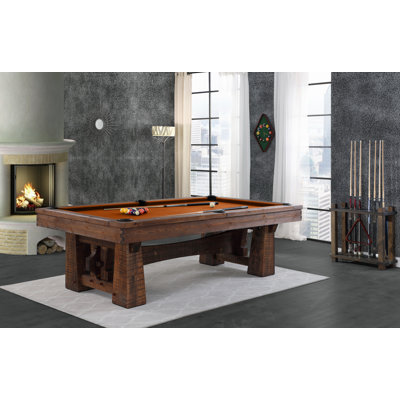 Bull Run 8' Slate Pool Table with Professional Installation Included