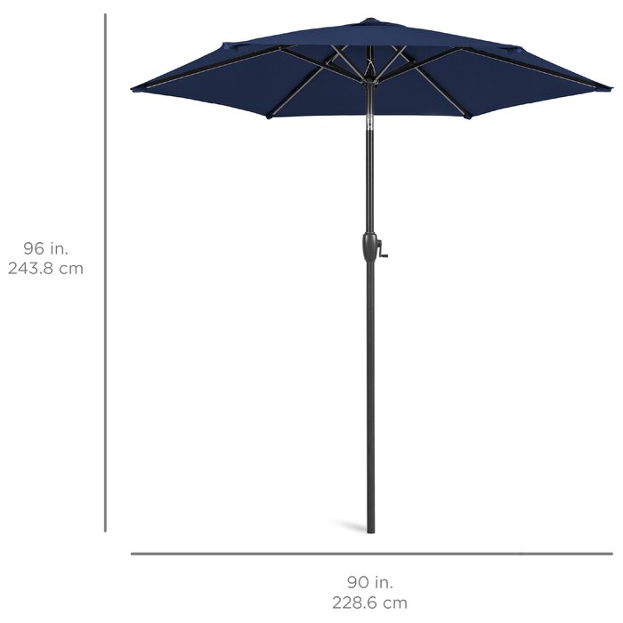 Arlmont & Co. Keven 90'' Market Umbrella & Reviews | Wayfair