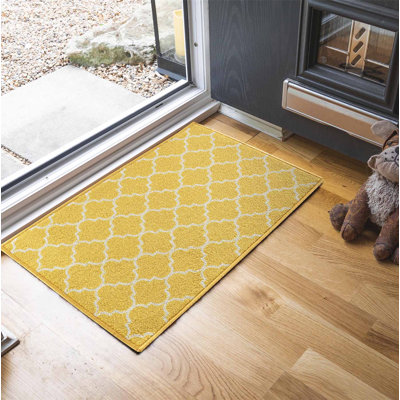 Vasta Non-Slip Geometric Indoor Doormat