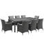 Ensemble repas d'extérieur 9 pièces Modway-31483247