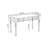Nut-brown Rectangular Solid Wood desk-1344974950