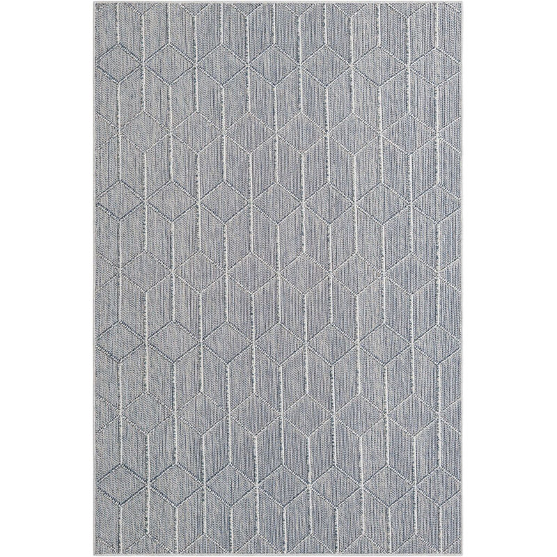 Tapis contemporain bleu clair Ohanlon, Rectangle 5 pi 3 po x 8 pi