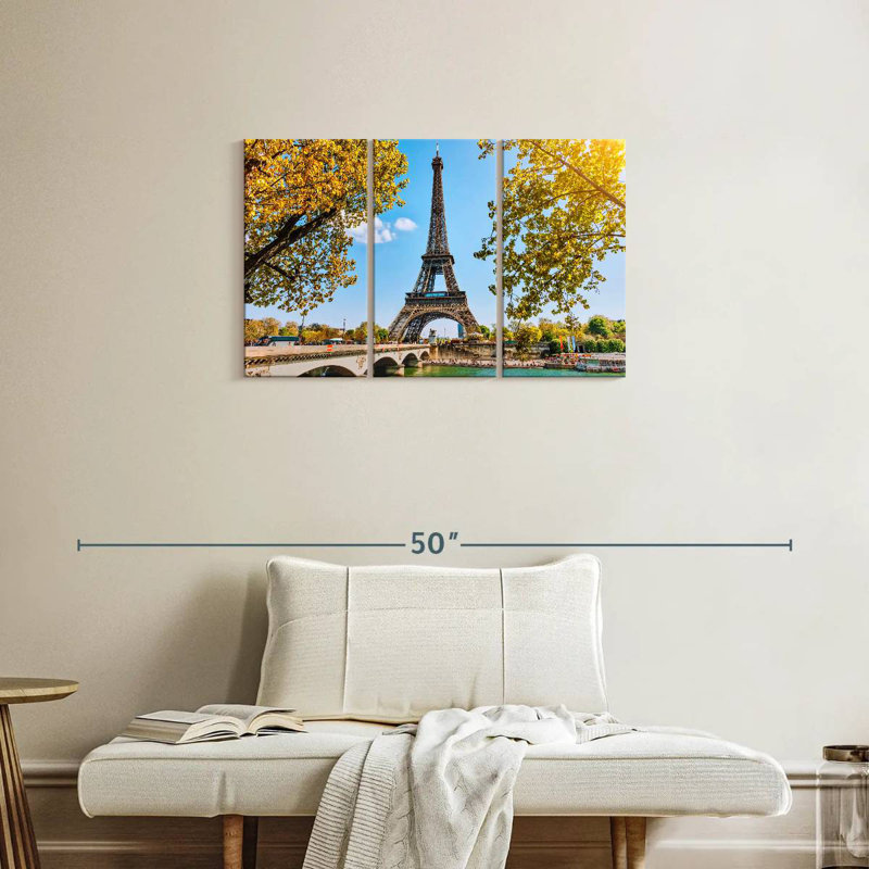 Nicci Paris Eiffel Tower In Spring, 20" H x 33" W