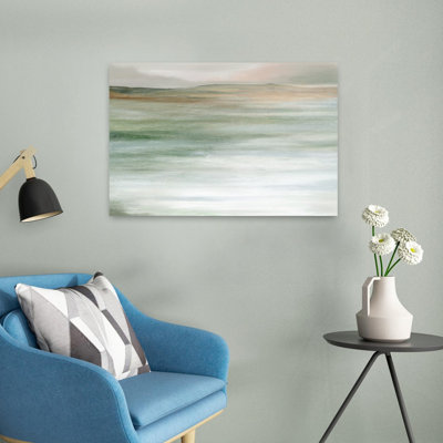 Peaceful Waters Abstract Contemporary Landscape Nature Art