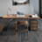Brown+Black Rectangular Solid Wood+Iron desks-107205919