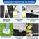 20 Ft. W x 10 Ft. D Steel Pop-Up Canopy