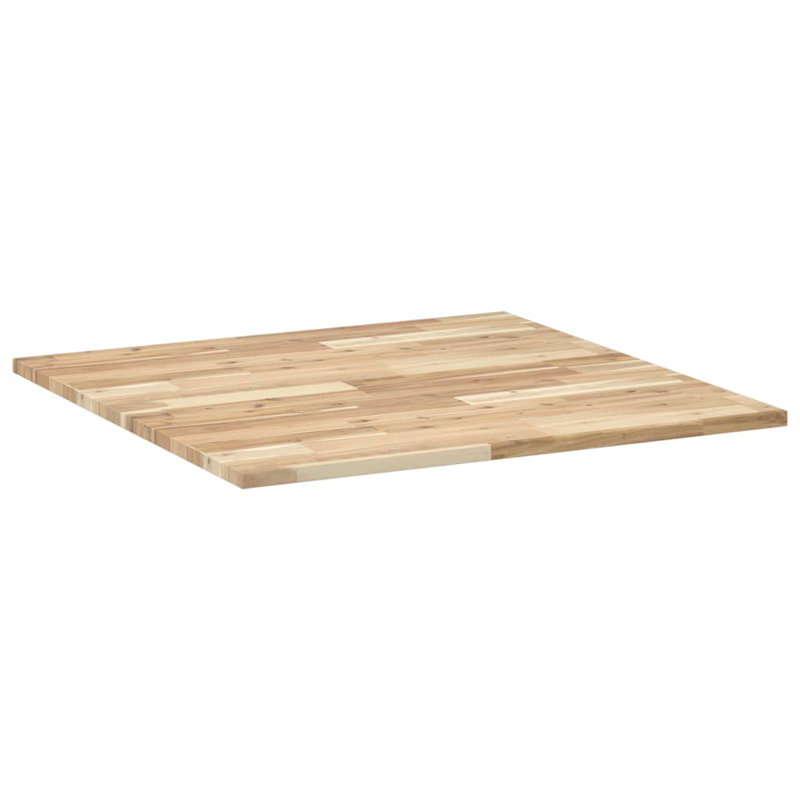 Alcroft Solid Wood Table Top, 2cm H x 80cm W x 80cm D