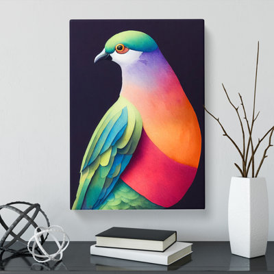 Watercolour Pigeon Vol.1 - Wrapped Canvas