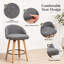 Tabourets de bar pivotants en velours Louise-958521636-958521640