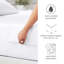 Protège-matelas hypoallergénique avec fermeture à glissière-1411842016