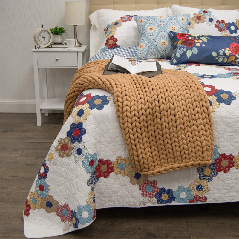 Donna Sharp Prairie 2PC Floral Decor Pillow Set