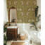 Papier peint vintage avec vignes florales vert sauge et bourgogne-1284183696
