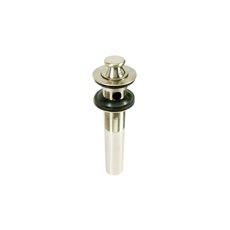 Lift and Turn Tub Drain with Overflow, Satin Nickel