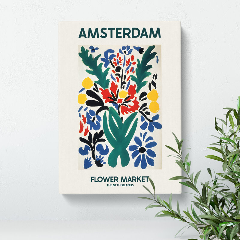 Amsterdam Flower Market Exhibition 5 - Wrapped Canvas, 50cm H x 35cm W x 3cm D