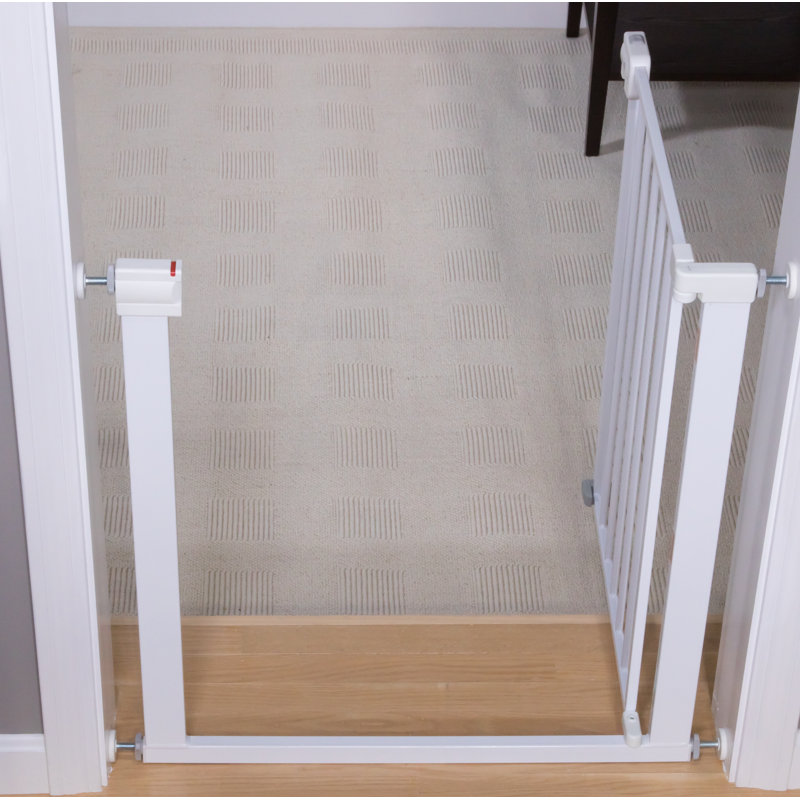 Easy Install Walk-Through Safety Gate, White