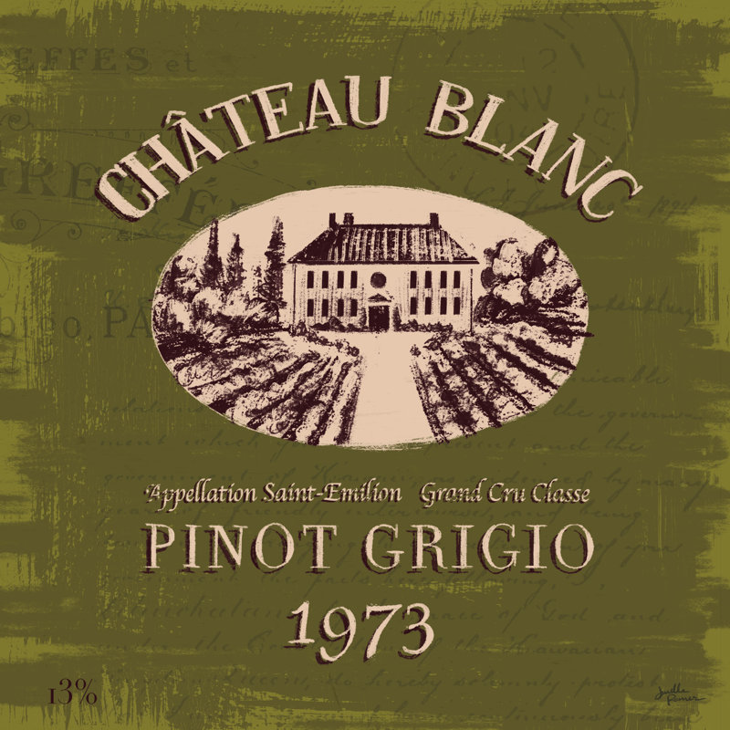 Wine Tasting IV by Janelle Penner - Wrapped Canvas Print, 30cm H x 30cm W