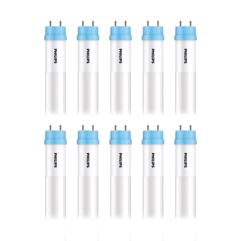 Philips DEL Multi-CCT 48 pouces G13 T8 linéaire 32 watts équivalents, paquet de 10