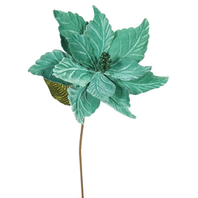 22" Poinsettia Aritificial Christmas Pick