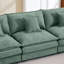 102” Oversized Modular Sectional Sofa, U Shaped Cloud Couch Set, 3-seater Comfy Chenille Couches With 1 Movable Ottomans, Diy Combination For Living Room