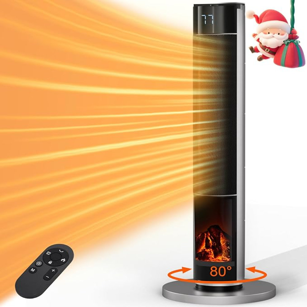 BUILTCO Chaufferette électrique MEPTY, radiateur électrique portatif ...