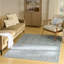 Tapis d'intérieur moderne lavable Charm 183 x 274 cm bleu ivoire-417207043