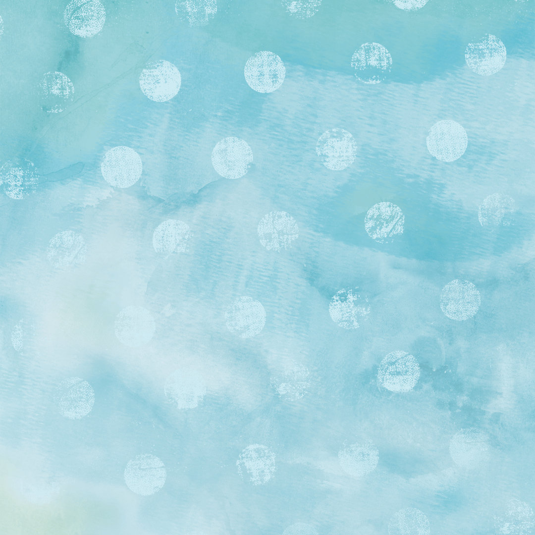 Polka Dots And Watercolor - Wrapped Canvas Painting