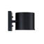 Winningham 6.75 in. 1-Light Matte Black Indoor Wall Sconce Light for Bathrooms