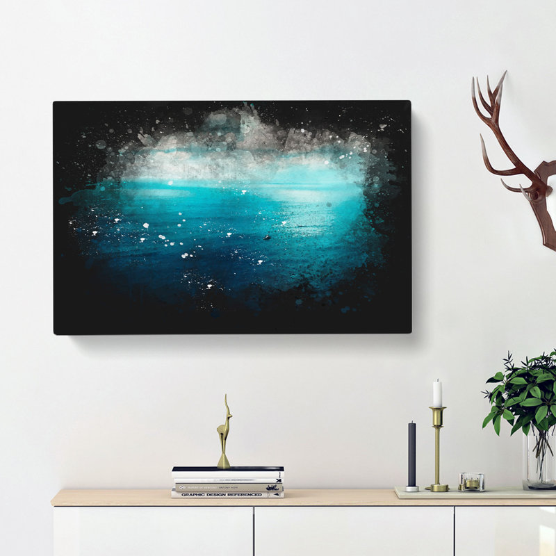 Boat Out To Sea - Wrapped Canvas, 50cm H x 76cm W x 3cm D
