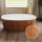 63" Solid Surface Freestanding Bathtub
