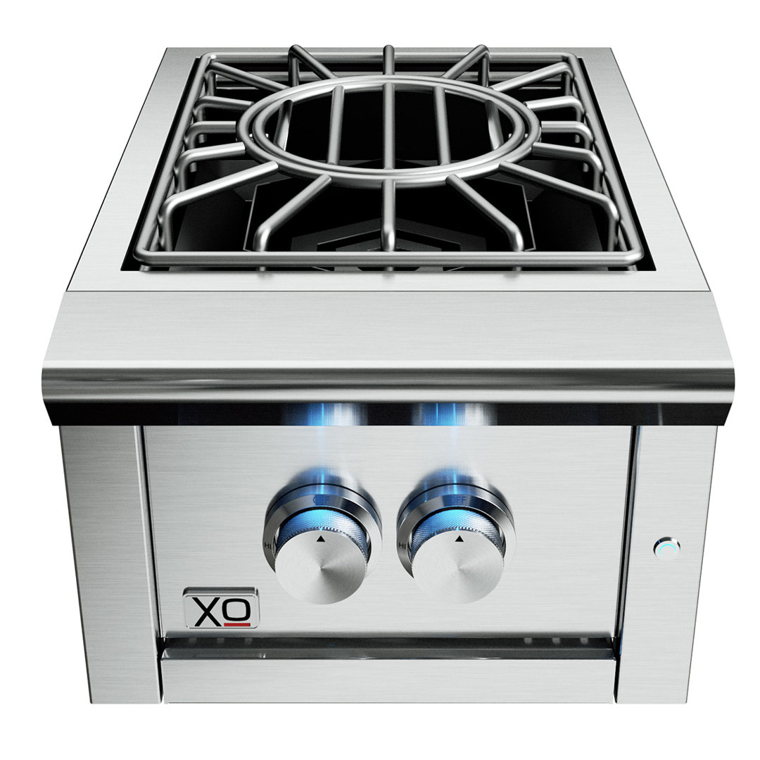 16" Power Side Burner 60,000 BTU XO Appliance Gas 