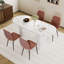 Ensemble de table de salle à manger ovale avec 4 à 6 chaises assorties pour la salle à manger-352850745-352850747