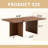 Minimalist Rectangular MDF Coffee Table-736437778