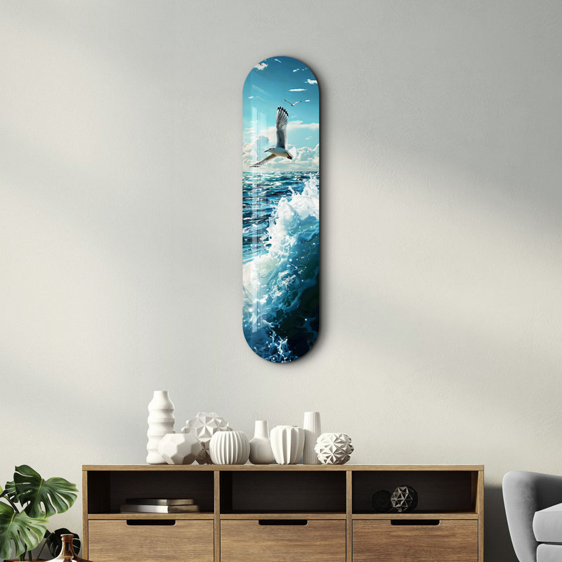 Peinture décorative en verre trempé