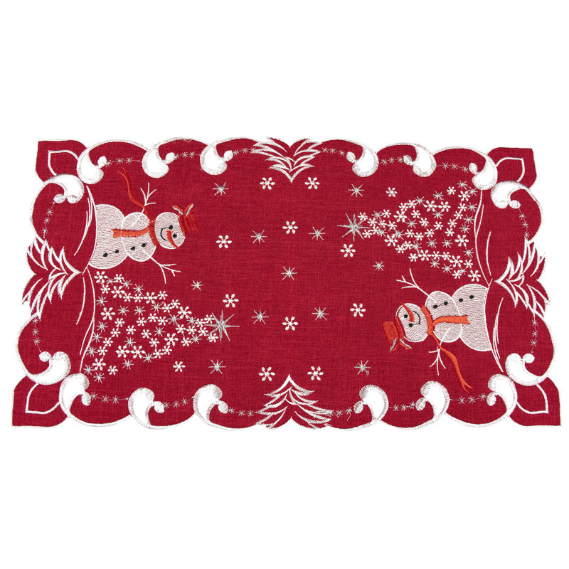 Tapis de couloir Johnathon Snowman, 27 po x 13,5 po